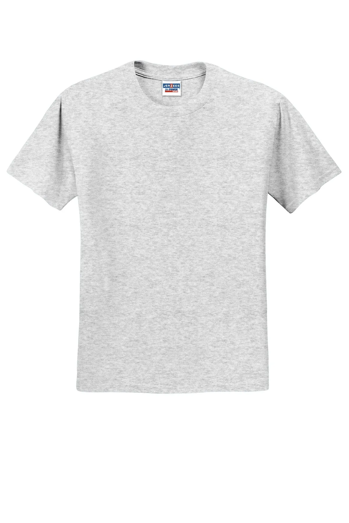 Jerzees  Dri-Power 50/50 Cotton/Poly T-Shirt.  29M Ash