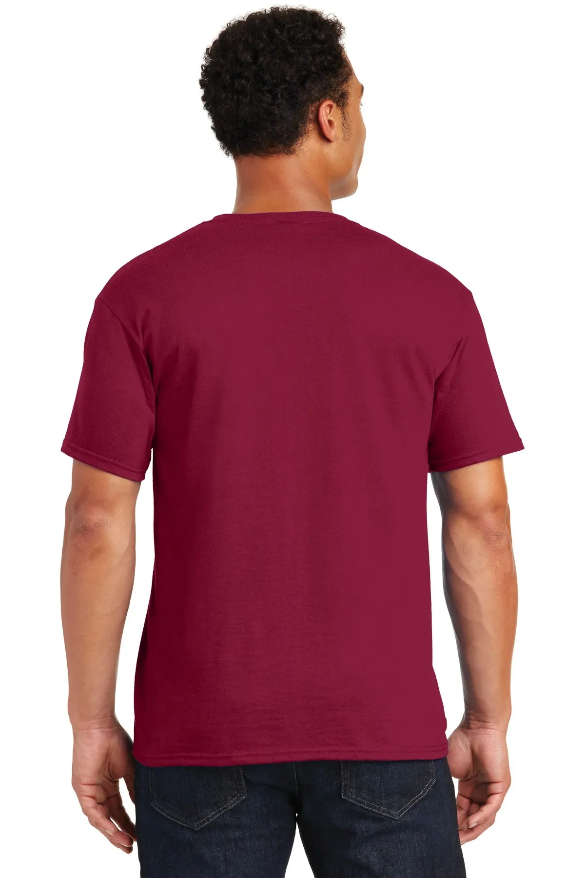 Jerzees  Dri-Power 50/50 Cotton/Poly T-Shirt.  29M Cardinal