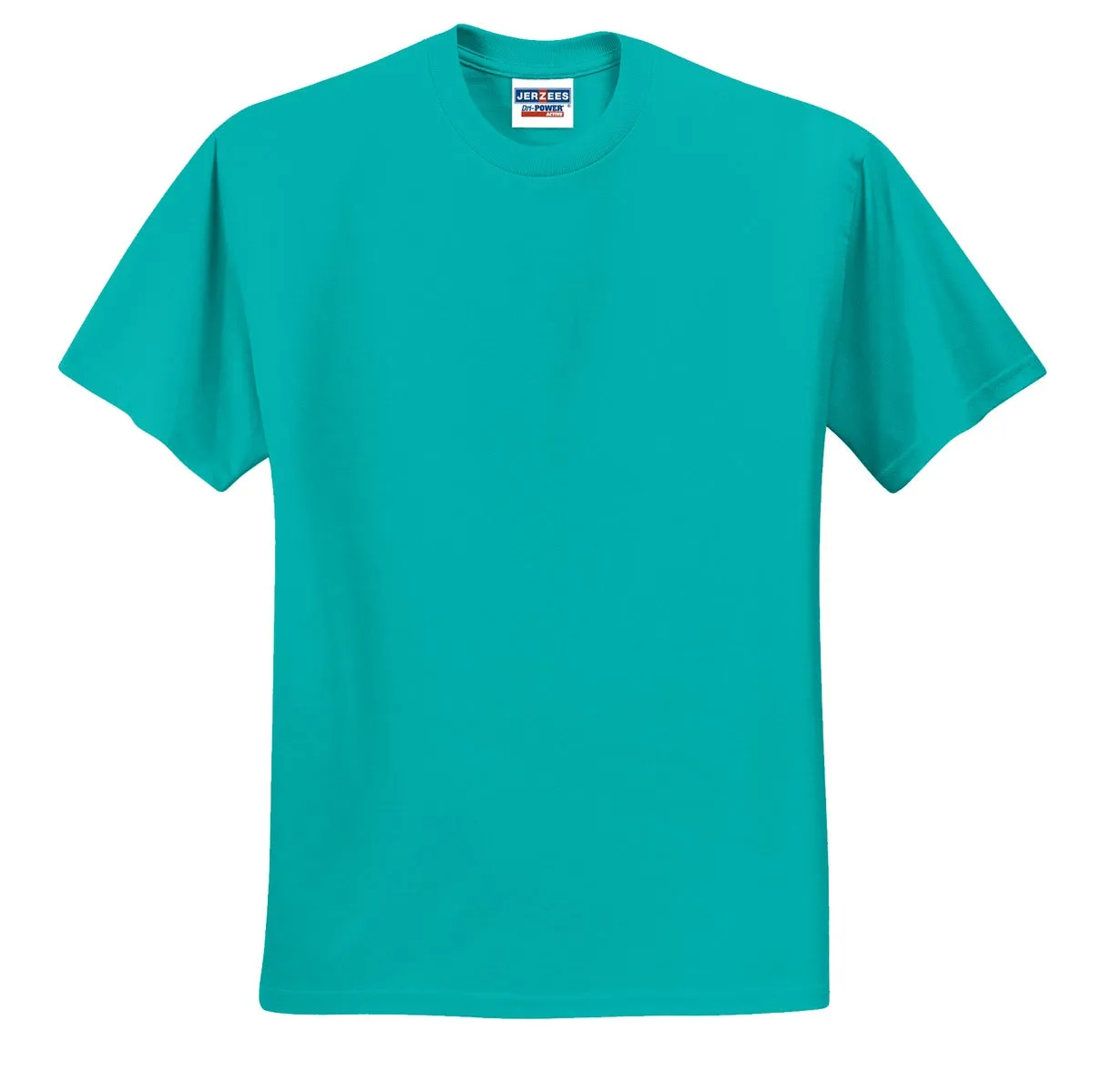 Jerzees  Dri-Power 50/50 Cotton/Poly T-Shirt.  29M Jade