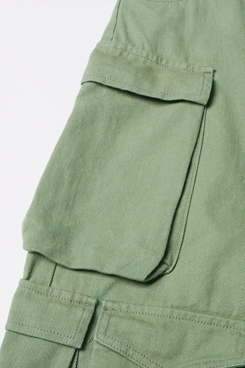 JJ0536 Strapless Cargo Jumpsuits