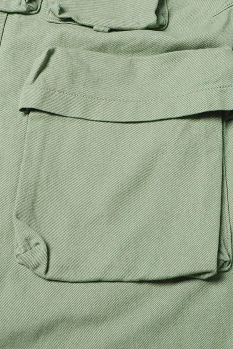 JJ0536 Strapless Cargo Jumpsuits