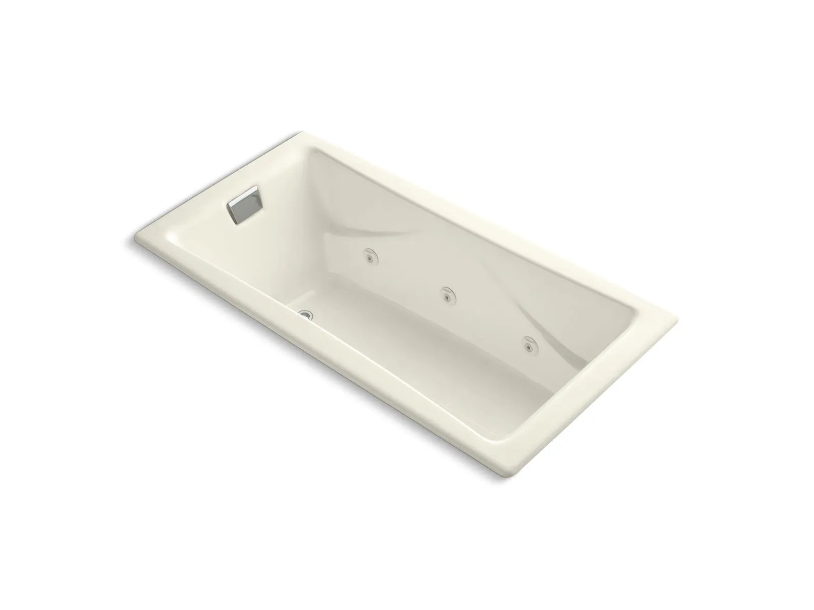 KOHLER K-865-JHD Tea-for-Two 71-3/4" x 36" drop-in/undermount whirlpool bath