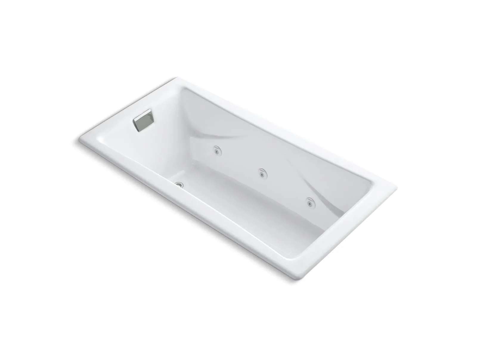 KOHLER K-865-JHD Tea-for-Two 71-3/4" x 36" drop-in/undermount whirlpool bath