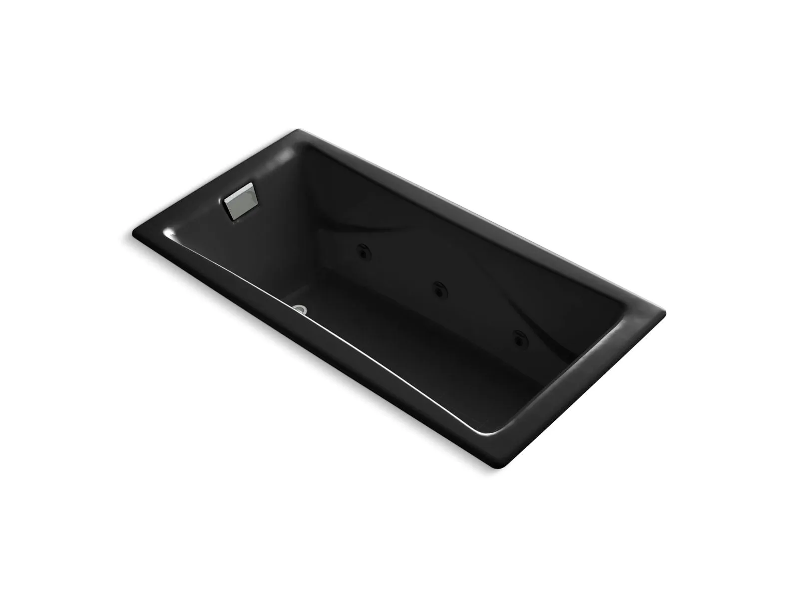 KOHLER K-865-JHD Tea-for-Two 71-3/4" x 36" drop-in/undermount whirlpool bath