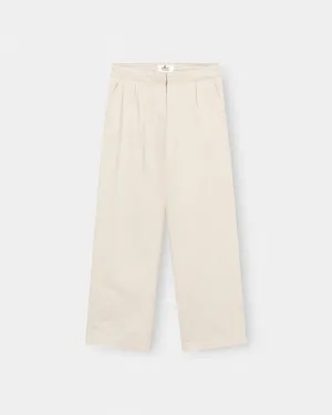 Linen Suit Pants Beige