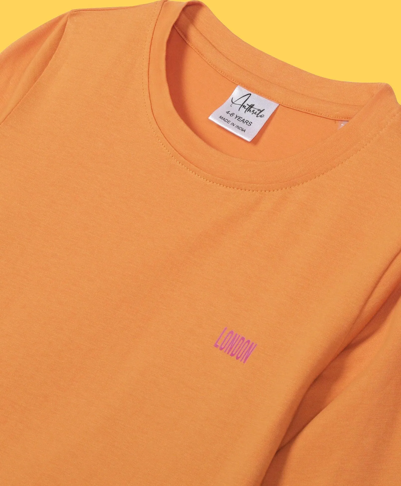 LONDON MUSTARD GIRLS LONG SLEEVES T-SHIRT - MUSTARD