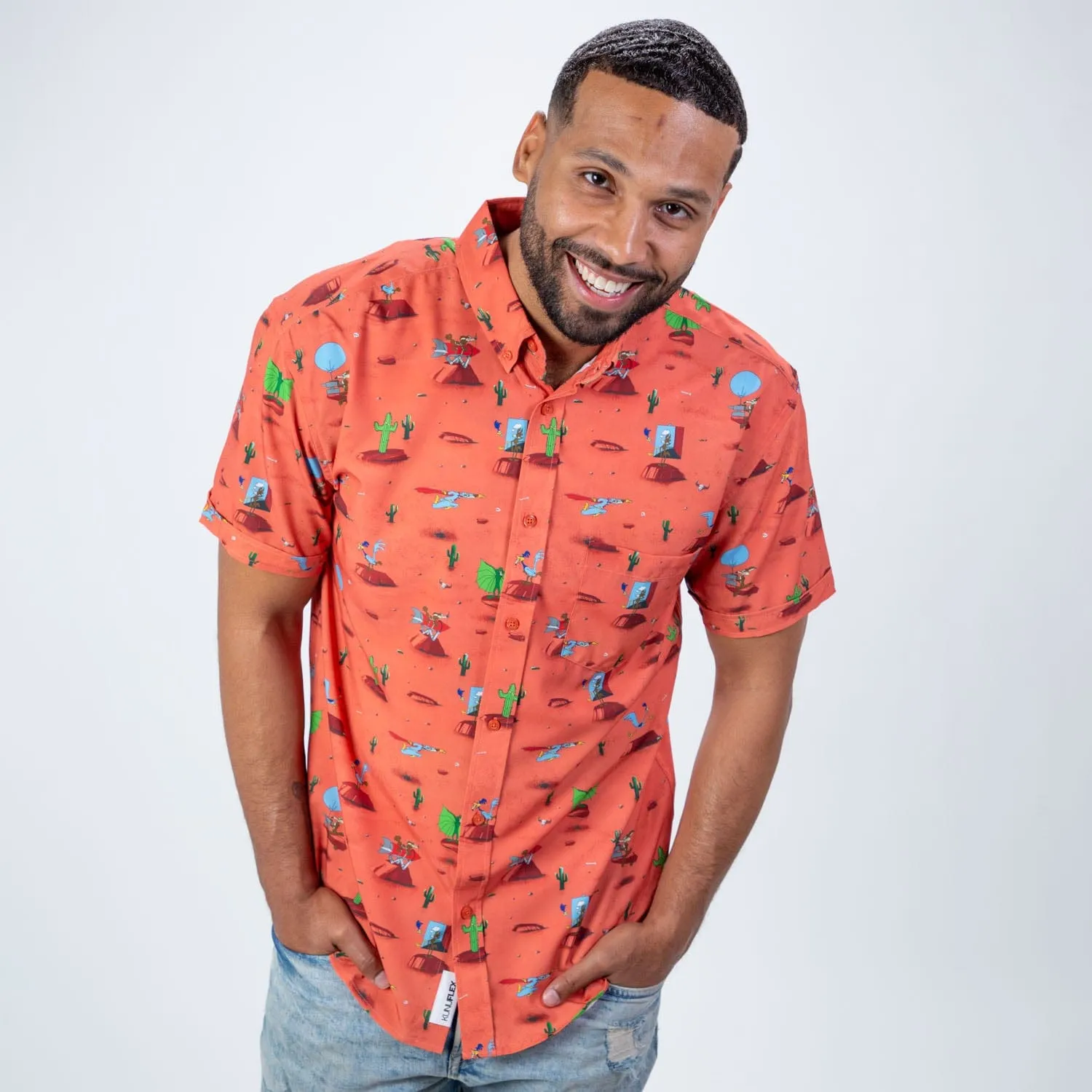 Looney Tunes "Canyon Chase" – KUNUFLEX Short Sleeve Shirt