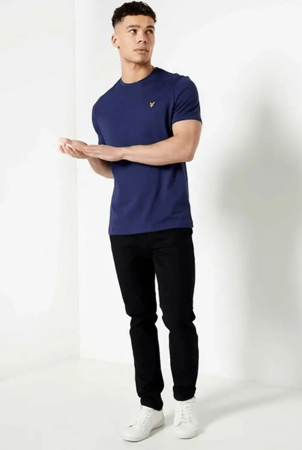 Lyle & Scott Men's Plain T-Shirt Navy
