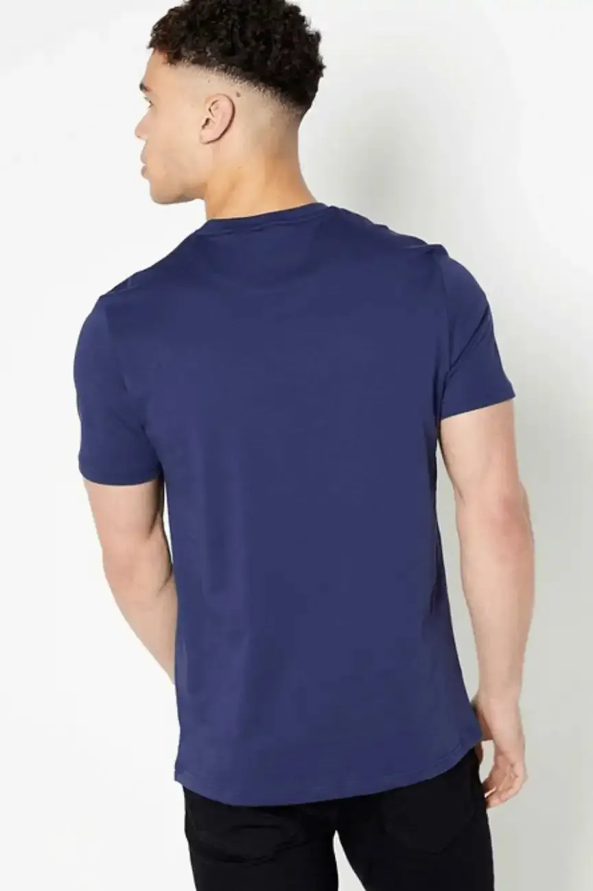Lyle & Scott Men's Plain T-Shirt Navy