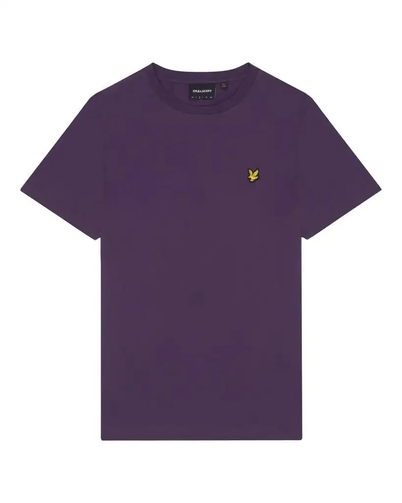 Lyle & Scott Mens Plain T-Shirt Thistle Shadow
