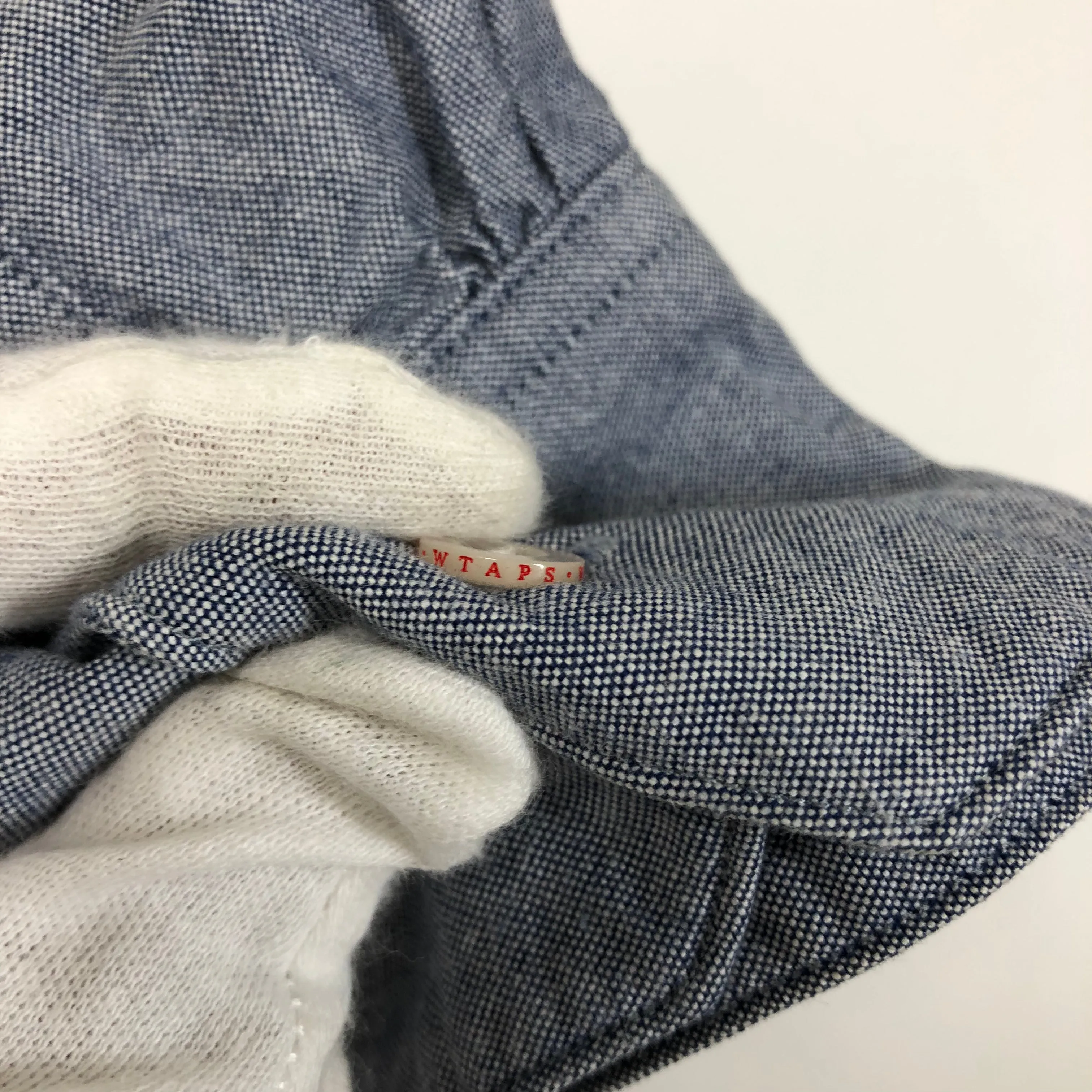 [M] WTaps Trad Oxford L/S Shirt Blue