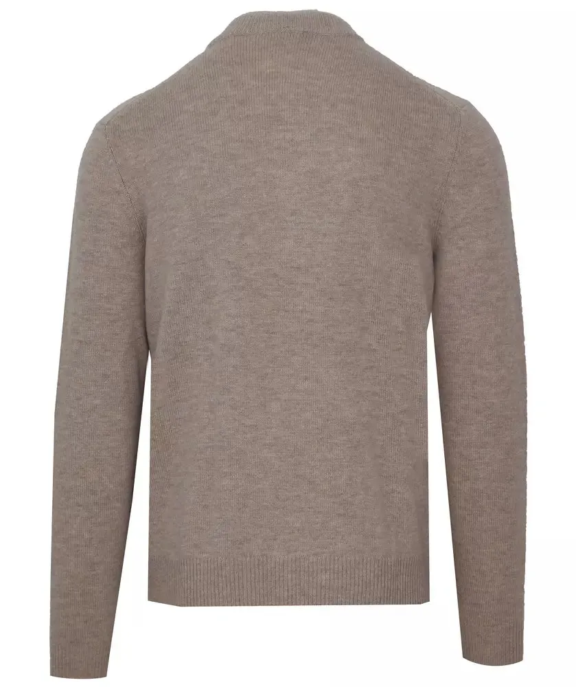 Malo Beige Wool Men Sweater