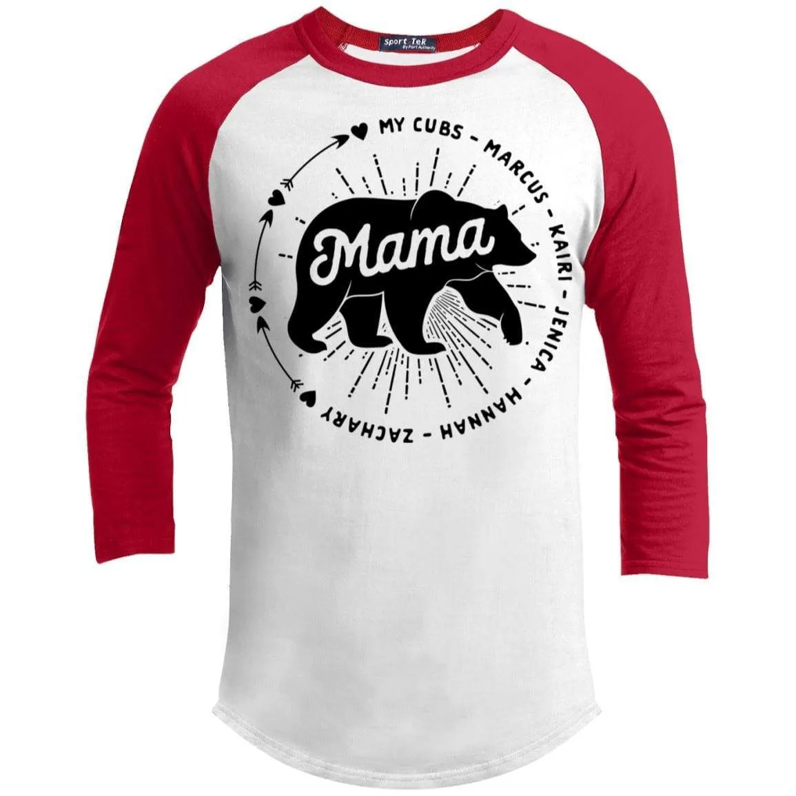 Mama Bear Personalized Raglan