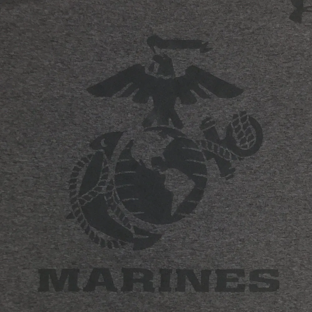Marines Under Armour Oorah Tech T-Shirt (Charcoal)