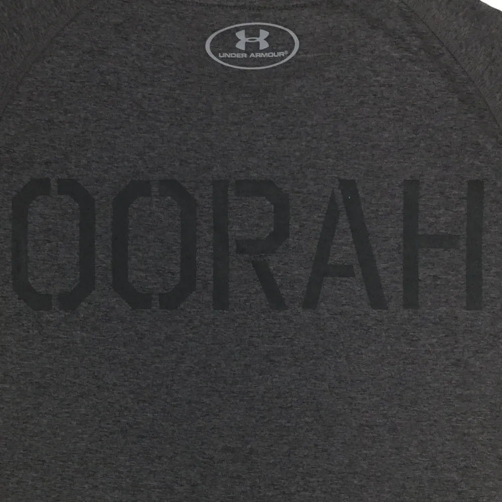 Marines Under Armour Oorah Tech T-Shirt (Charcoal)