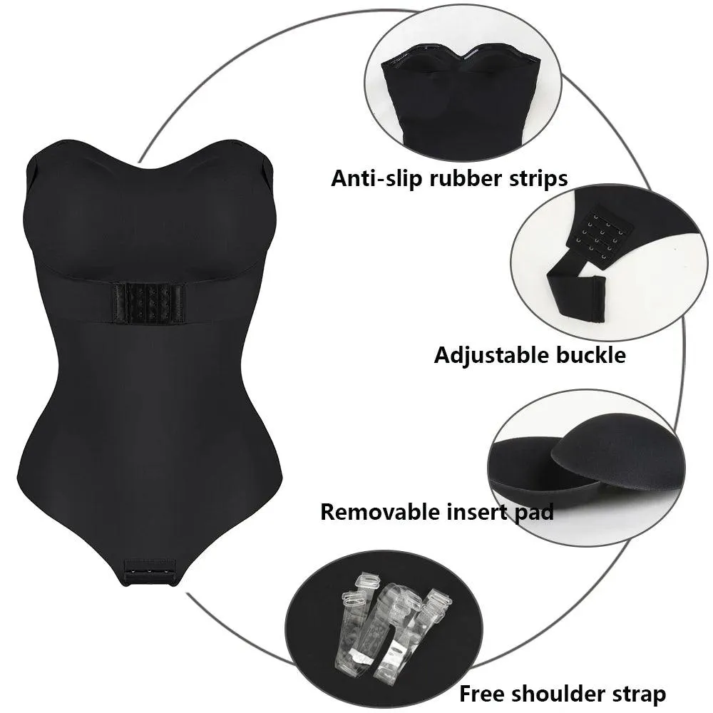Meghan Strapless Thong Bodysuit Shape wear
