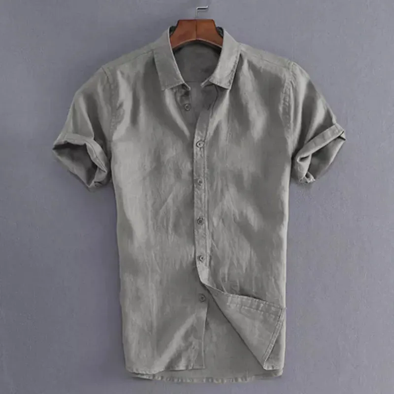 Men's Casual Short Sleeve Shirt Street Wear