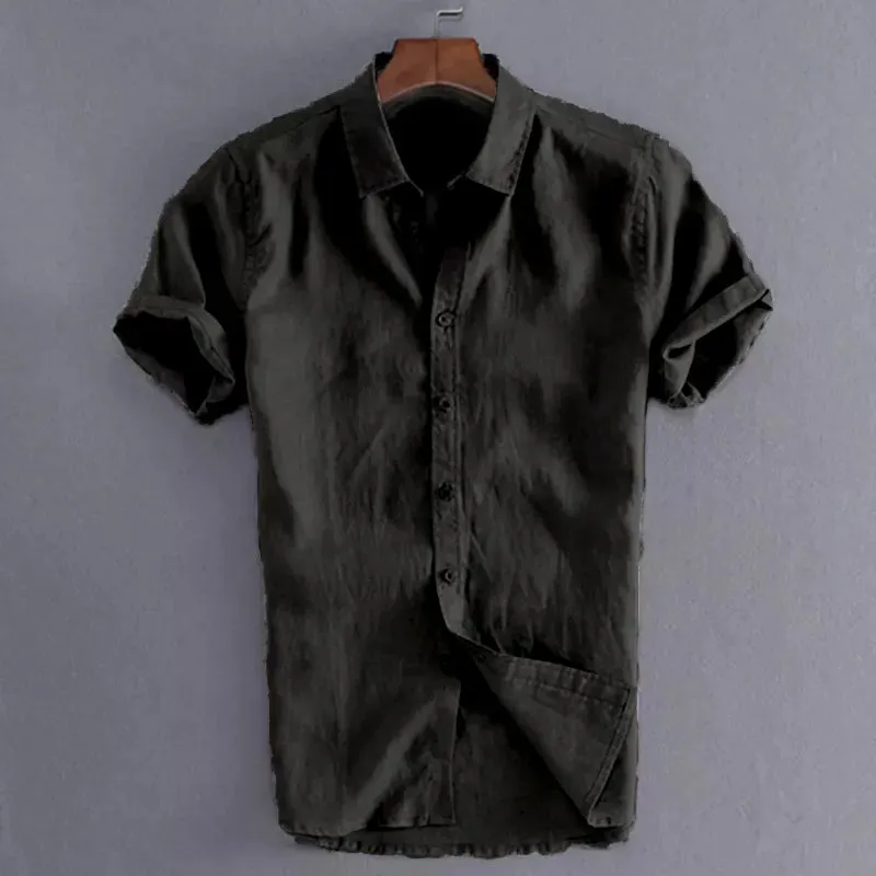 Men's Casual Short Sleeve Shirt Street Wear