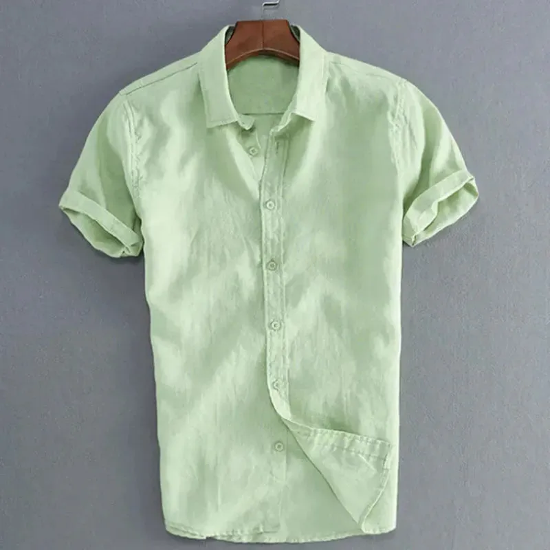 Men's Casual Short Sleeve Shirt Street Wear