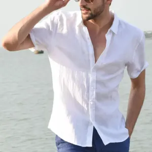 Men's Casual Short Sleeve Shirt Street Wear