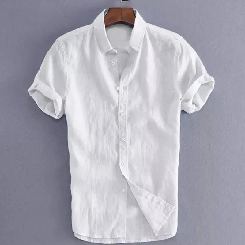 Men's Casual Short Sleeve Shirt Street Wear