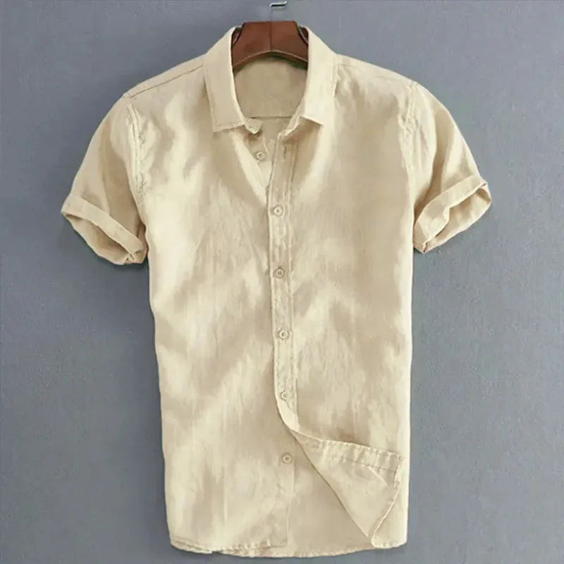 Men's Casual Short Sleeve Shirt Street Wear