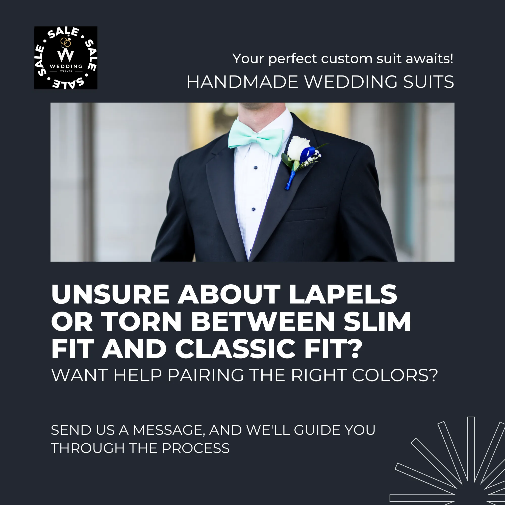 Men's Dark Blue Two-Piece Suit – Sophisticated Formal Wear for Every Occasion