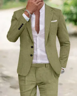 Men's High-Quality Linen Suits by Alfonz