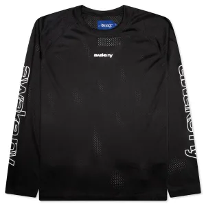 Mesh L/S Top - Black