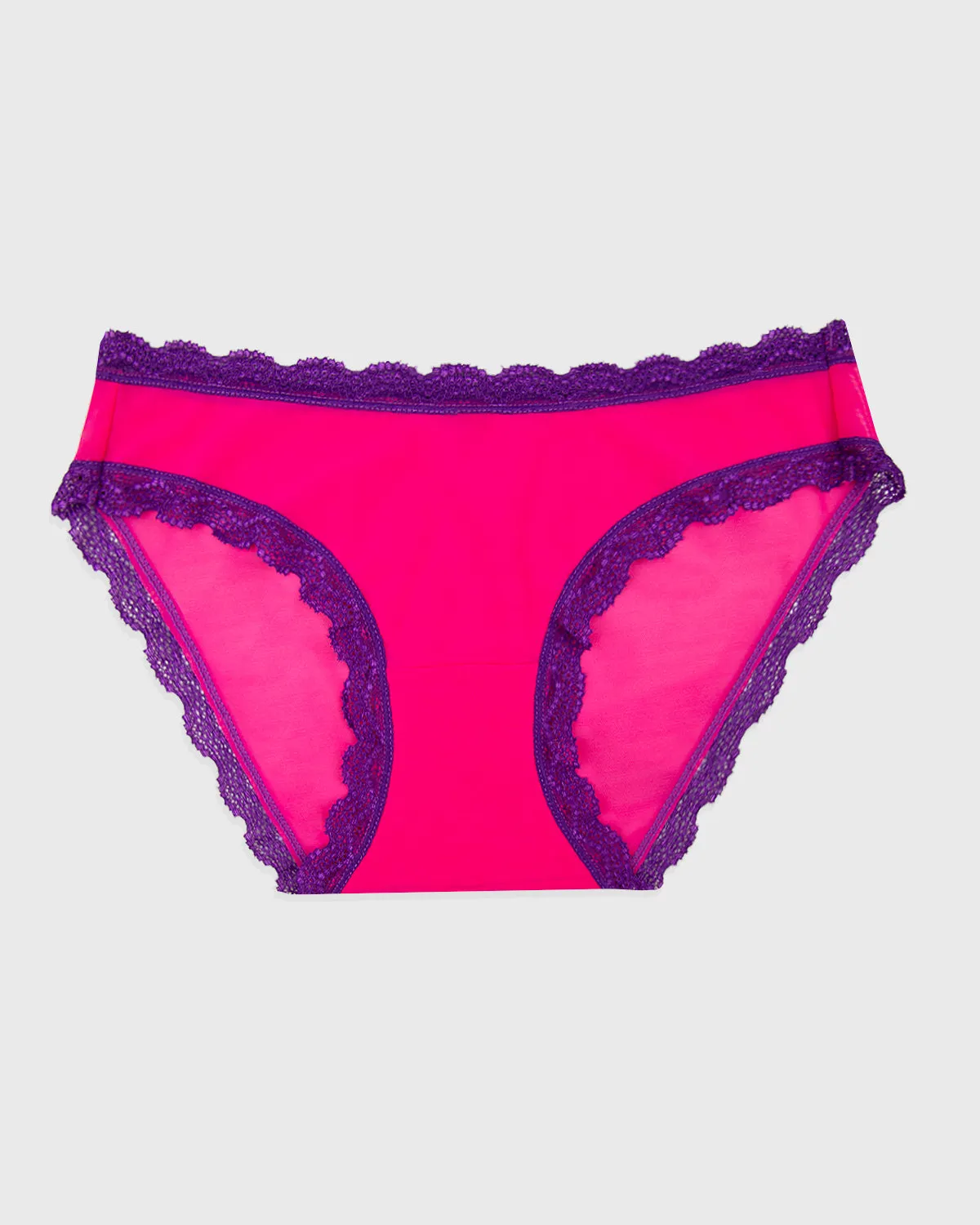 Mesh Original Knicker - Raspberry & Purple