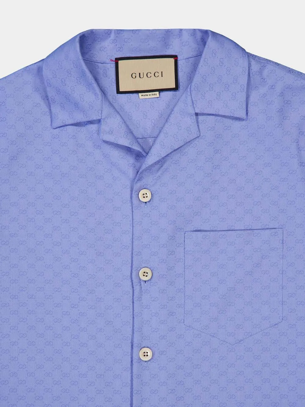 Mini GG Oxford Cotton Shirt