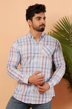 Multi Checkered Casual Shirt FS Regular Fit