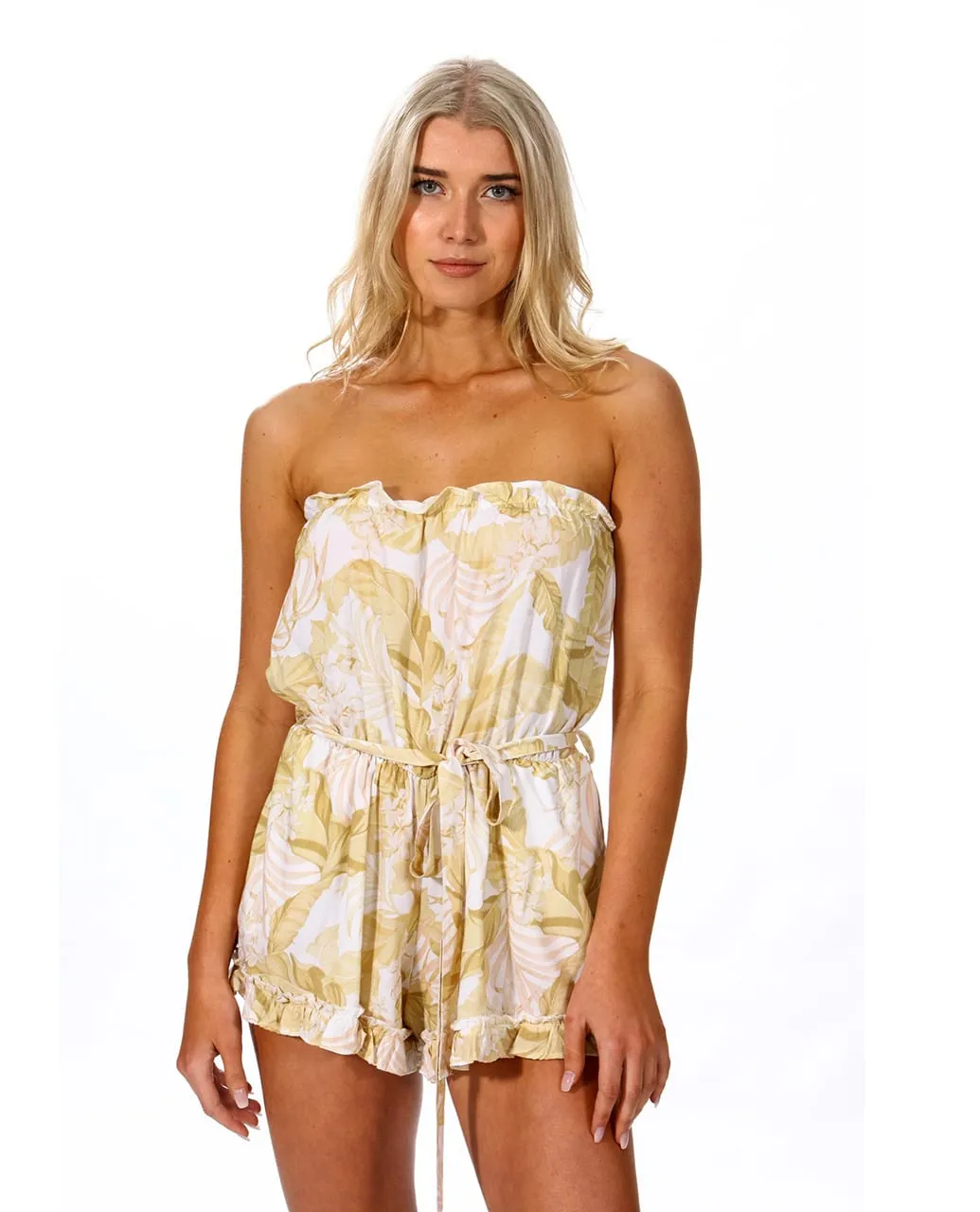 NAMOTU STRAPLESS ROMPER