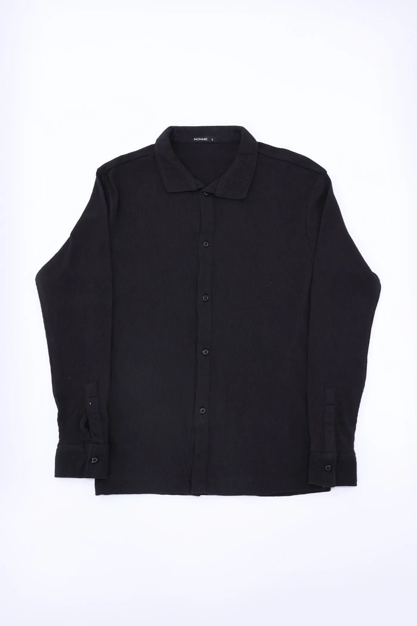 Navy Blue Button-Down Shirt