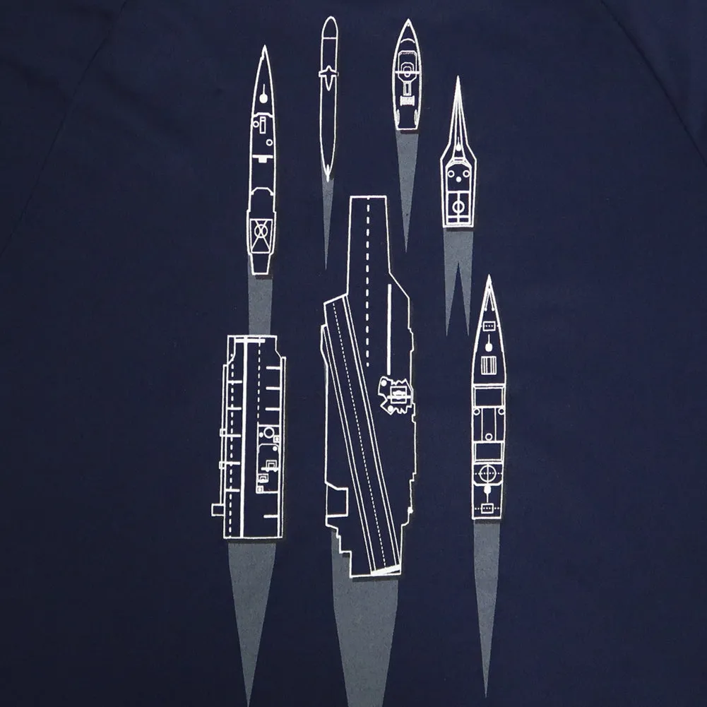 Navy Under Armour Rivalry Ship T-Shirt