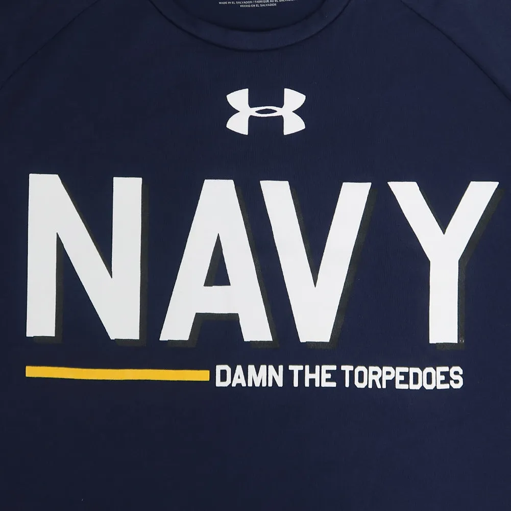 Navy Under Armour Rivalry Ship T-Shirt