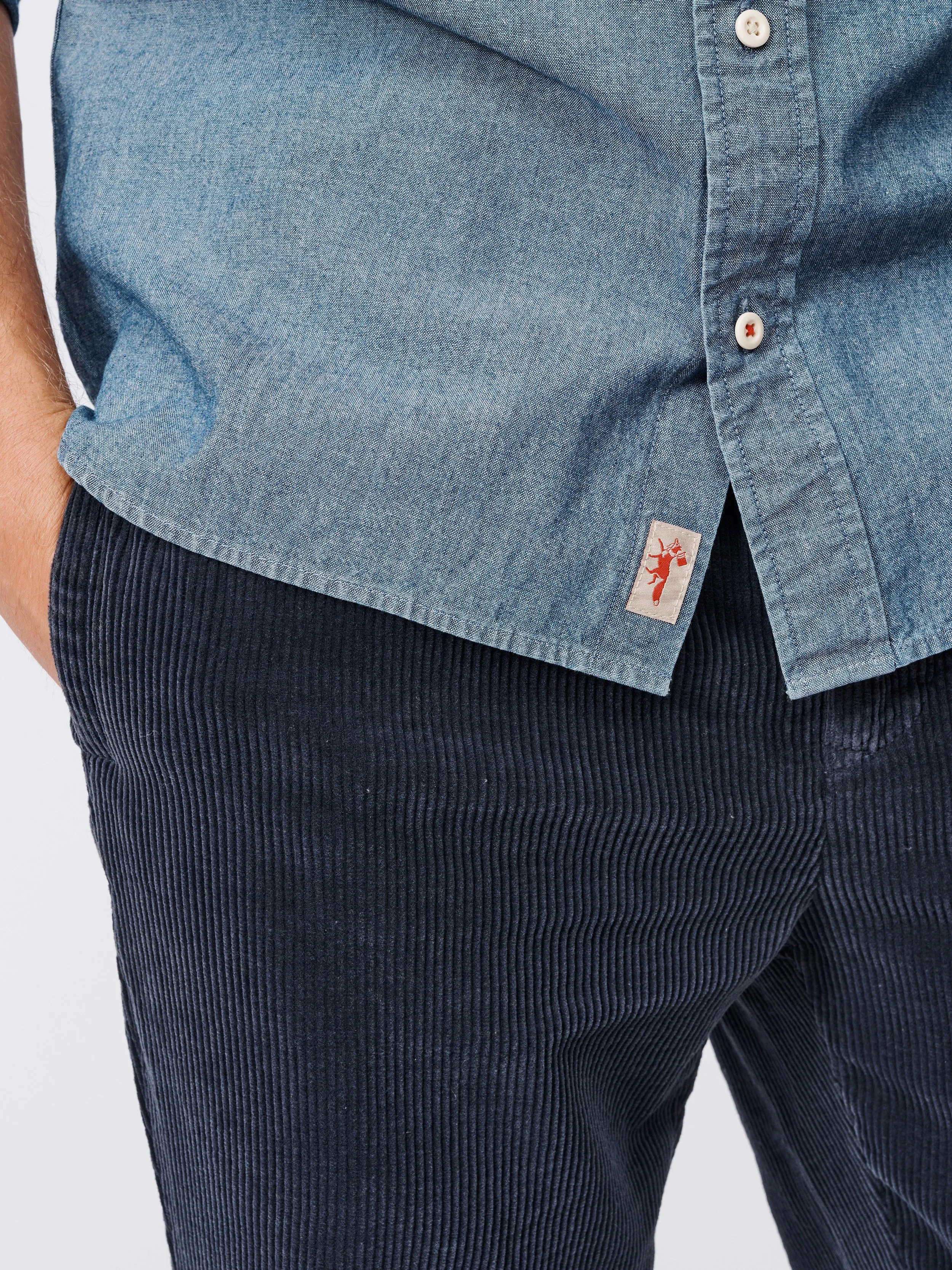 Newball Button Down Denim Shirt