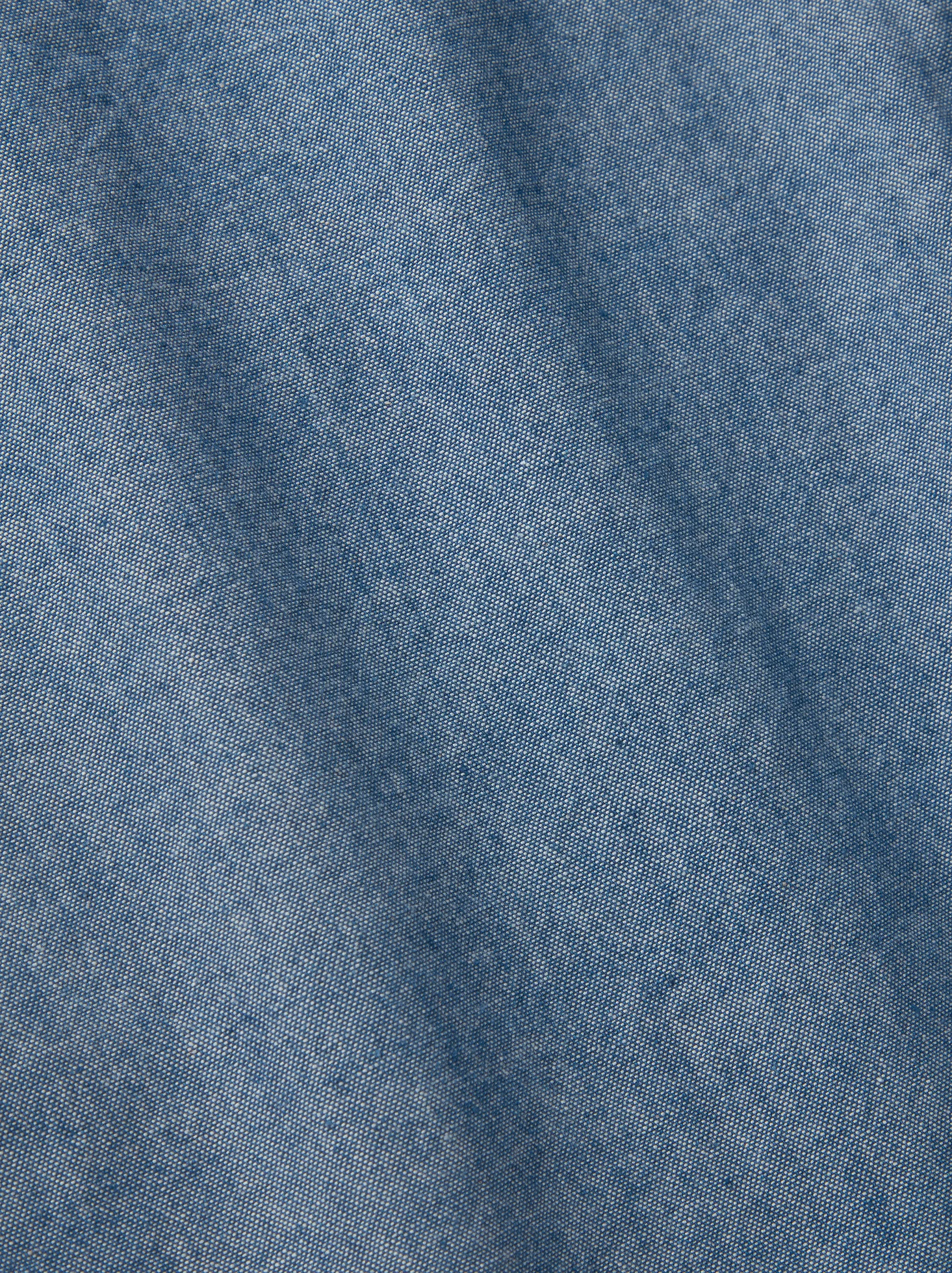 Newball Button Down Denim Shirt