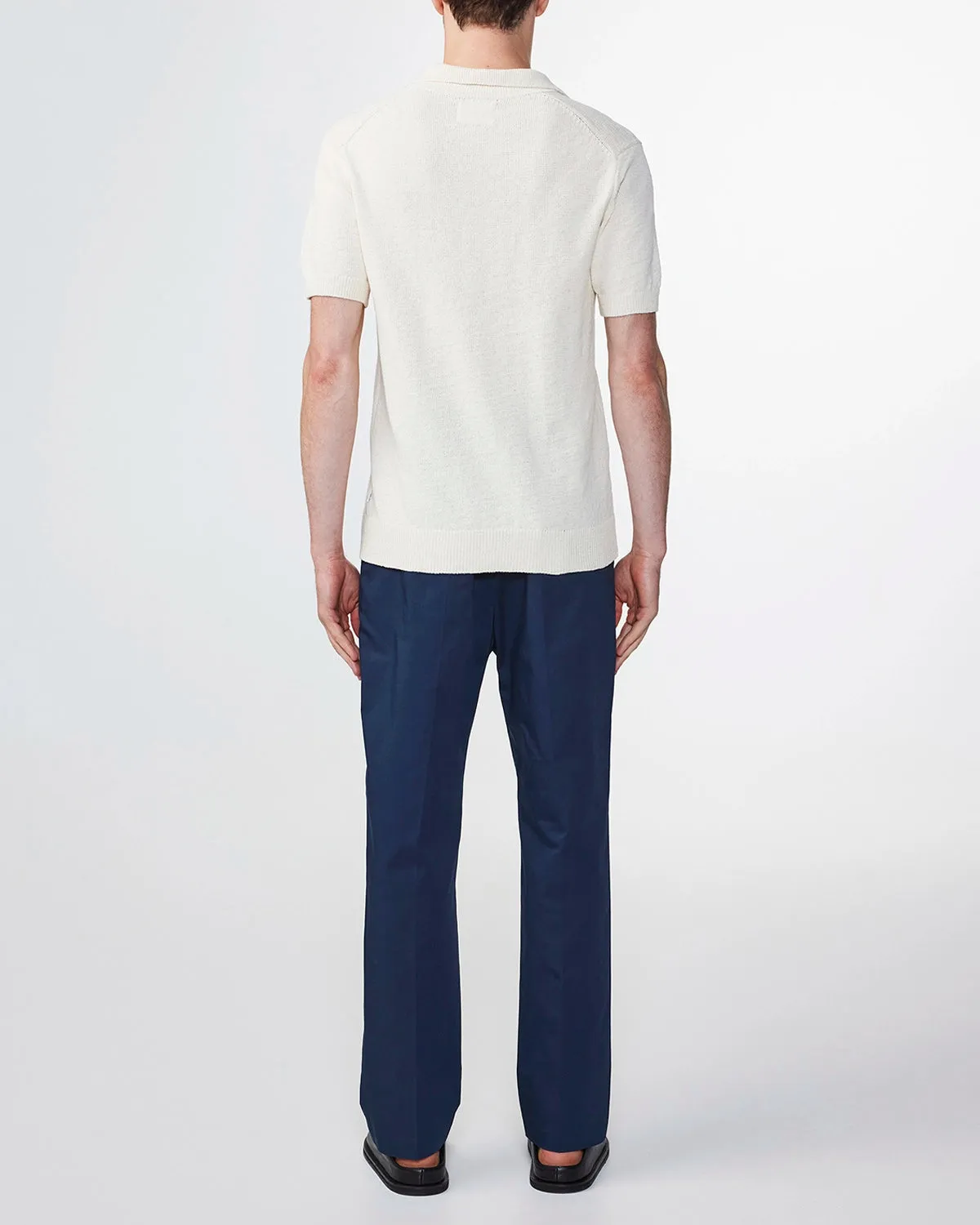 NN07 RYAN KNITTED ORGANIC COTTON SILK BLEND S/S POLO 6637