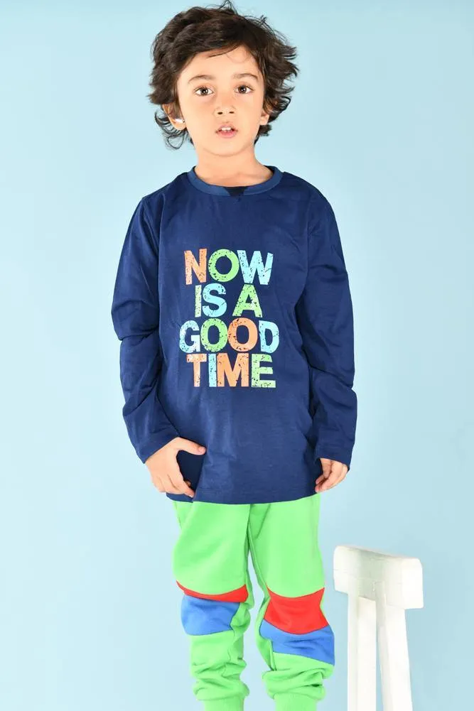 NOW IS A GOOD TIME BOYS T-SHIRT