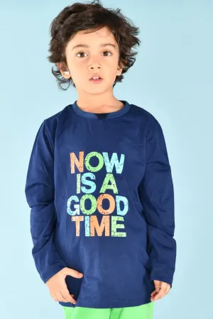 NOW IS A GOOD TIME BOYS T-SHIRT