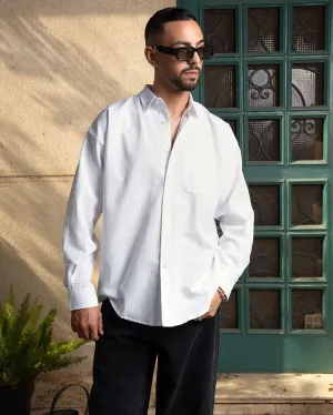 Off White Oversized Oxford Shirt