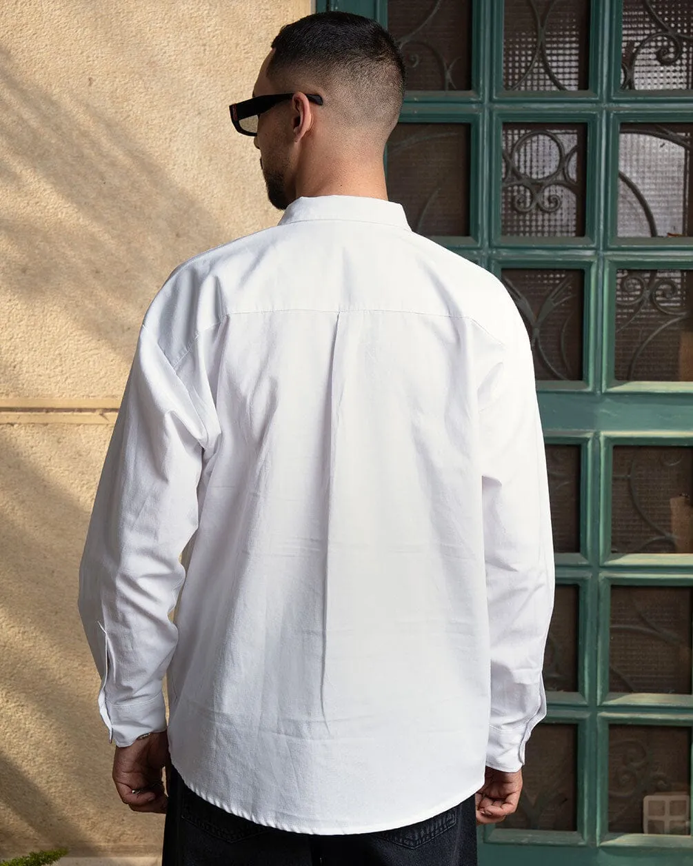 Off White Oversized Oxford Shirt