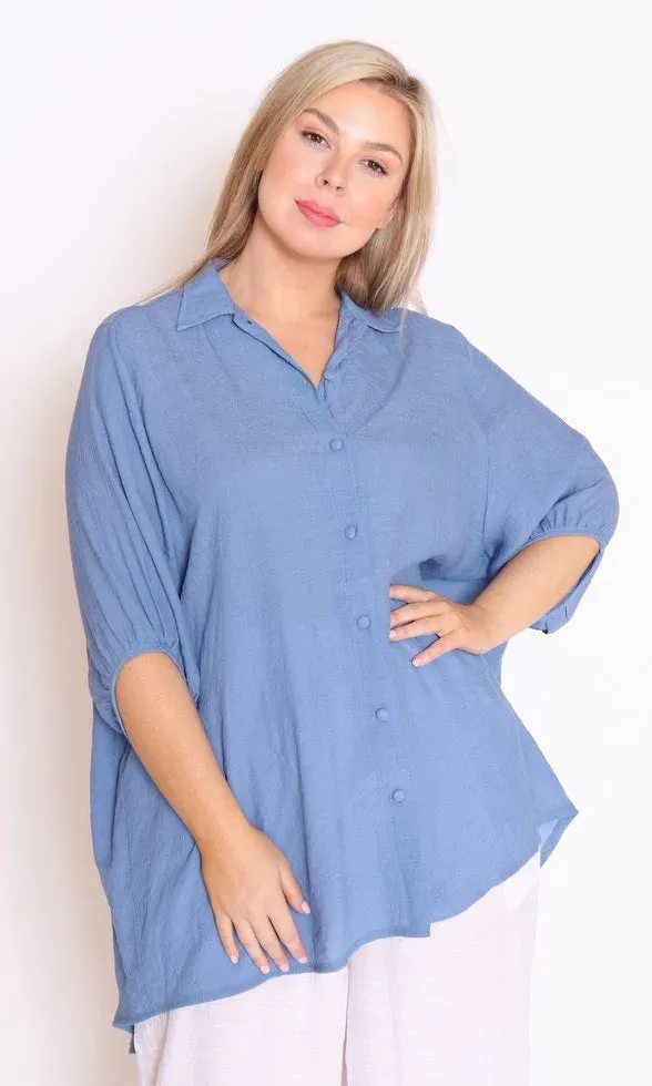 Oversized Shirt - Assorted - Cotton Village - CV7451