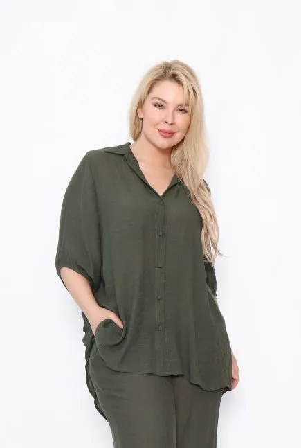 Oversized Shirt - Assorted - Cotton Village - CV7451