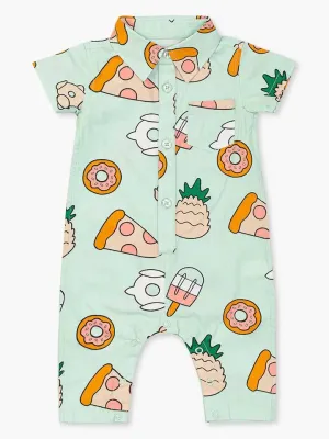 Oxford Pool Party Romper