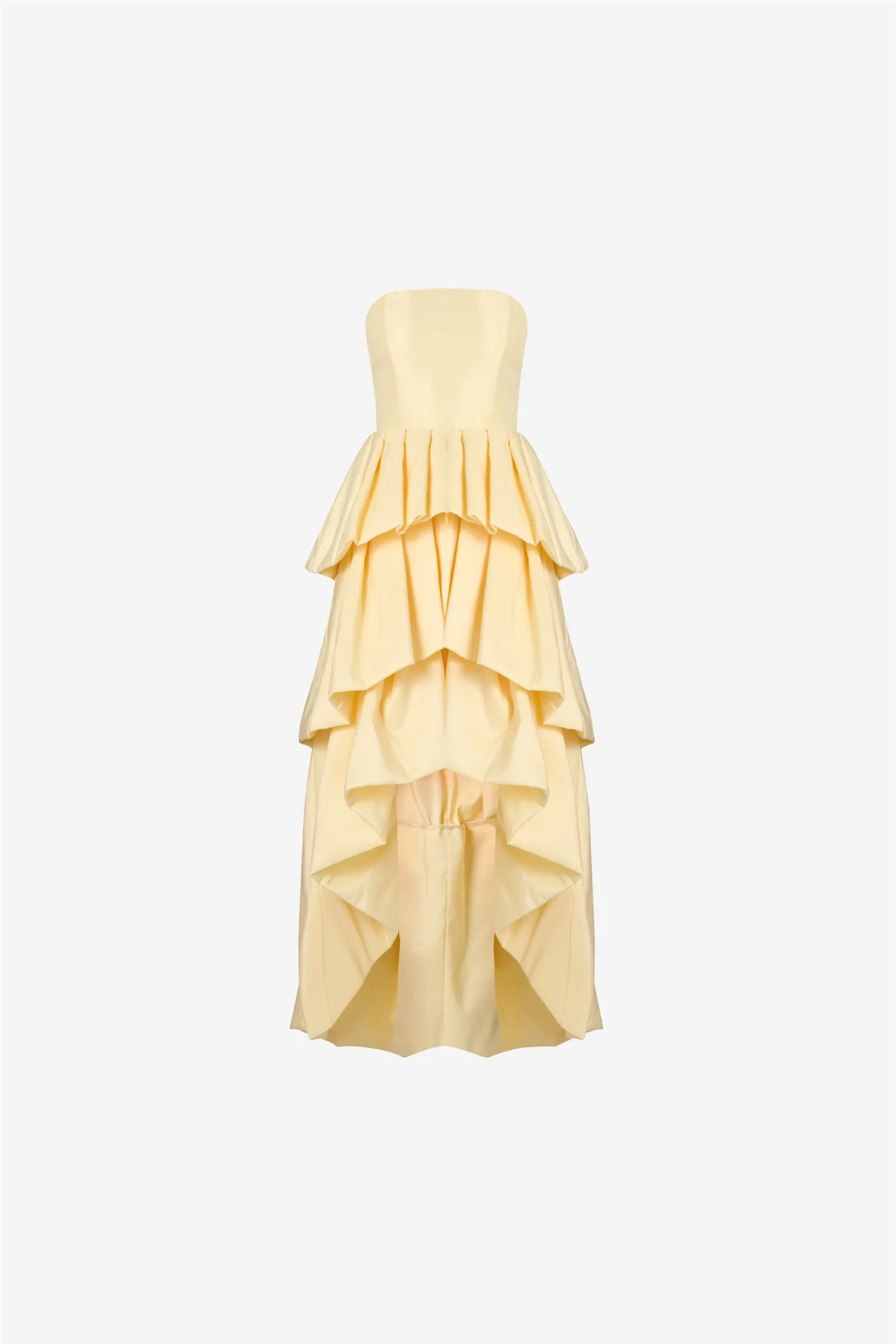 Pandora Bustier Maxi Dress Lemon