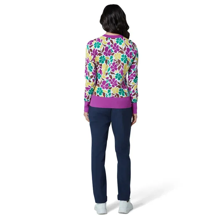 Penguin Printed Floral Golf Sweater