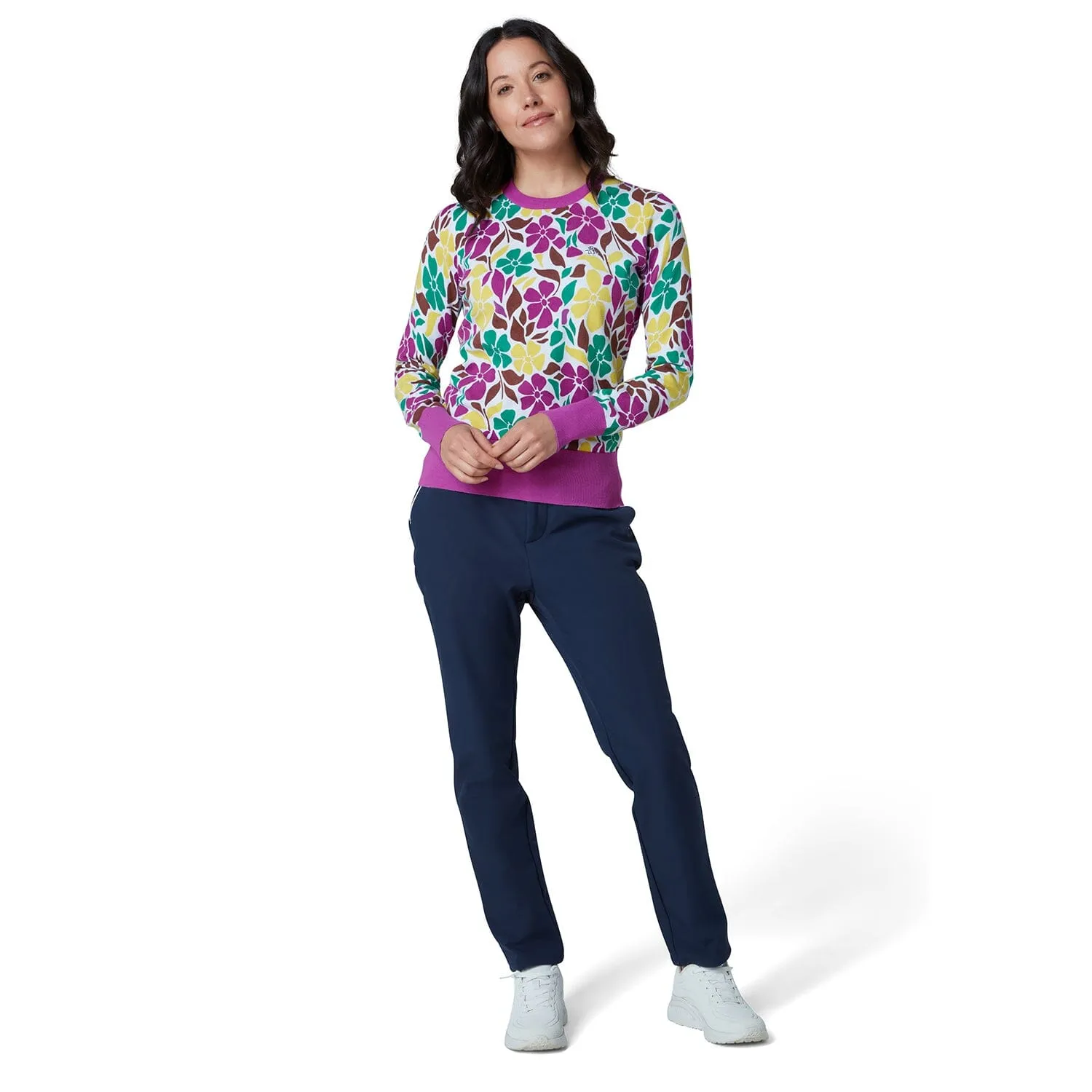 Penguin Printed Floral Golf Sweater