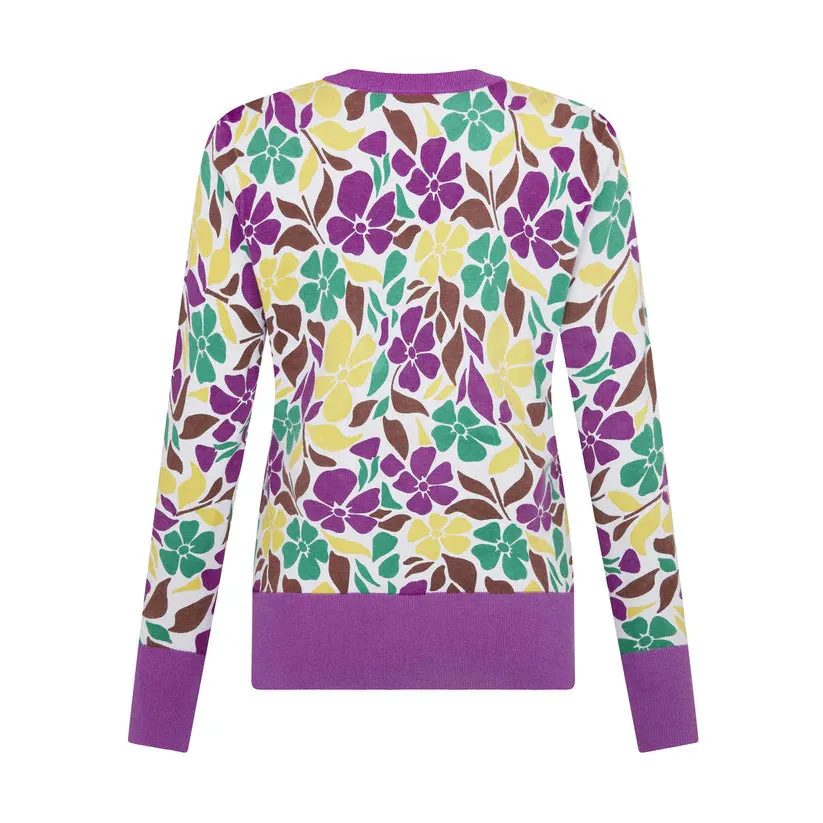 Penguin Printed Floral Golf Sweater